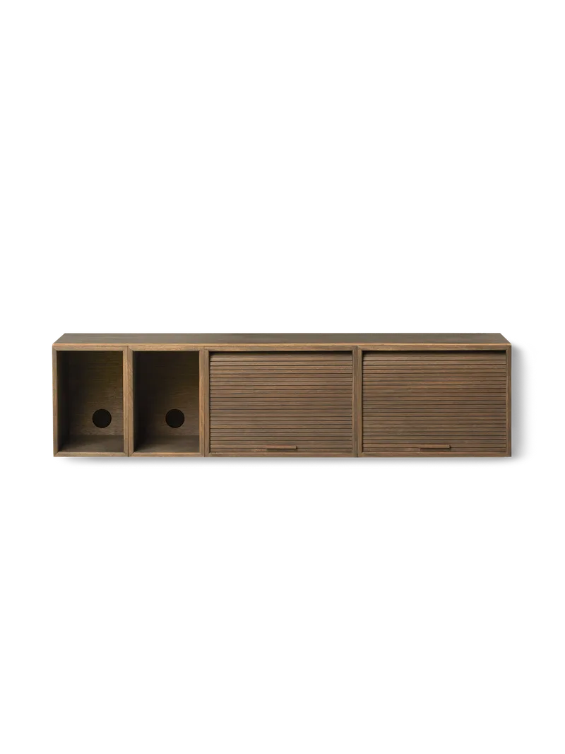 Hifive oppbevaringssystem by Northern in Veggmontert, Smoked oak, 150 cm – product photo