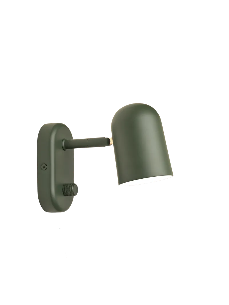 Buddy vegglampe von Northern in Mørkegrønn – Produktfoto