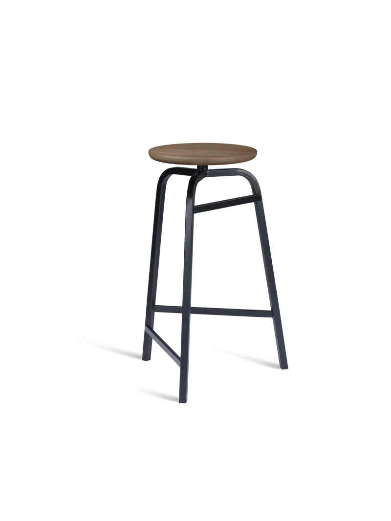 Treble barkrakksete von Northern in Smoked oak, Wood seat – Produktfoto