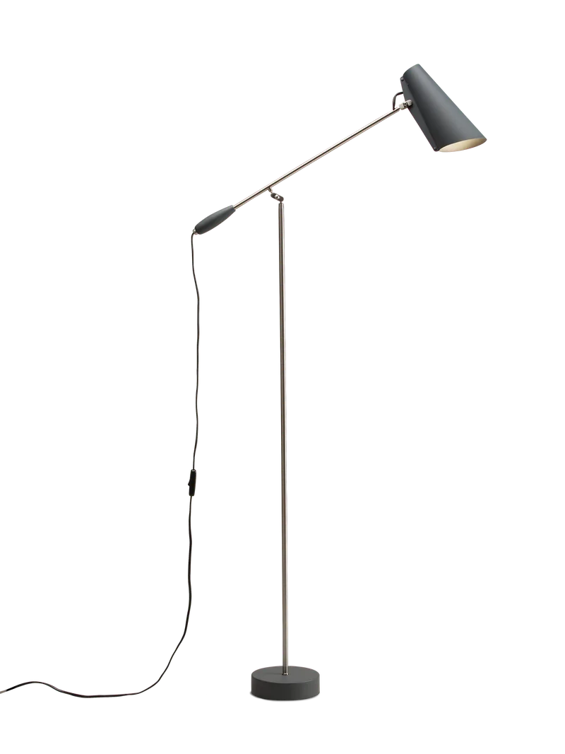 Birdy gulvlampe by Northern in Grå/Stål – product photo