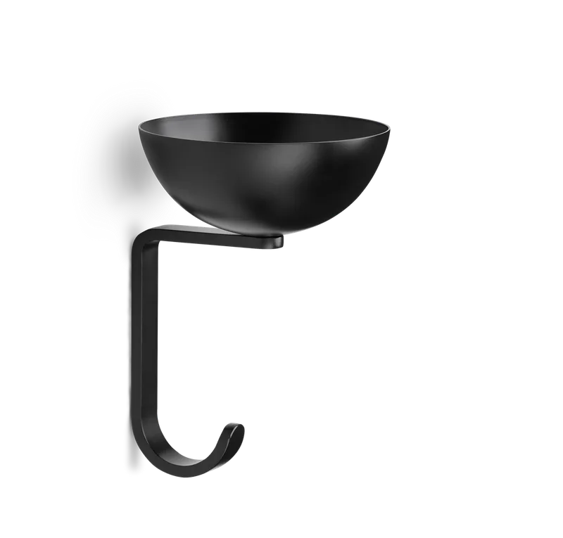Nest veggkrok van Northern in Svart – productfoto