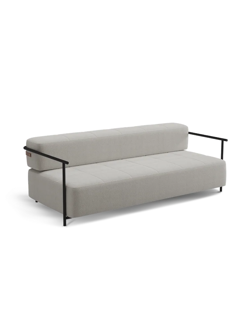 Daybe sovesofa van Northern in Med armlener, Beige (Moss 11) – productfoto