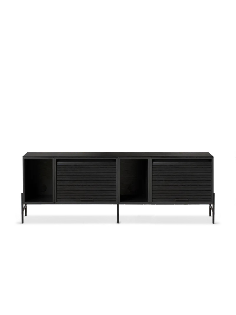 Hifive oppbevaringssystem by Northern in Lave bein, Black painted oak, 150 cm – product photo