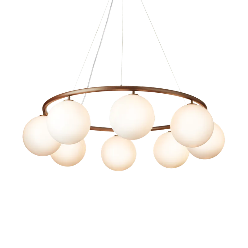 Miira 8 Circular by Nuura in Dark bronze / opal – product photo