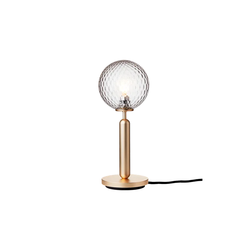 Miira Table Lampe van Nuura in PRO, brass / optic clear – productfoto