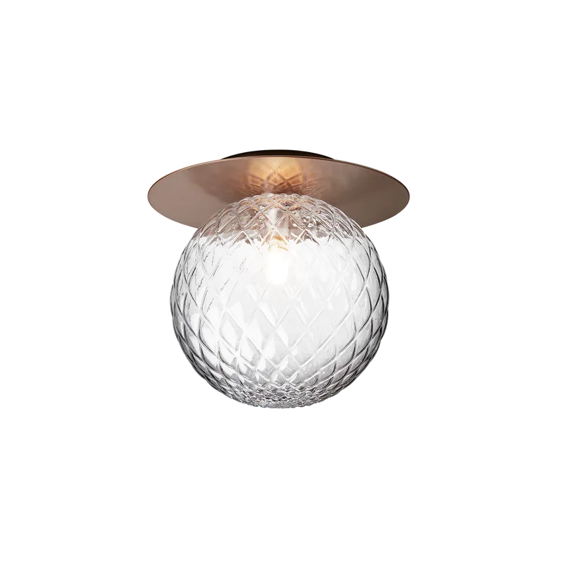 Liila 1 Large Væglampe by Nuura in Dark bronze / optic clear – product photo