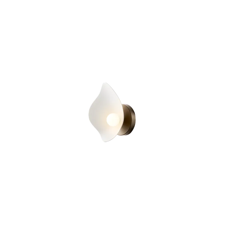 Florii 1 Wall Lampe, dark bronze / white van Nuura – productfoto