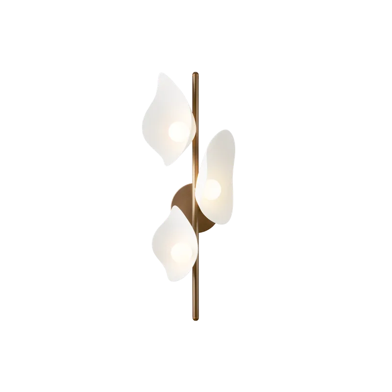 Florii 3 Wall Lampe, dark bronze / white van Nuura – productfoto