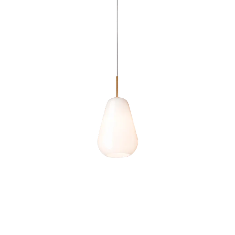 Anoli 1 Small Pendel von Nuura in Nordic gold / opal – Produktfoto