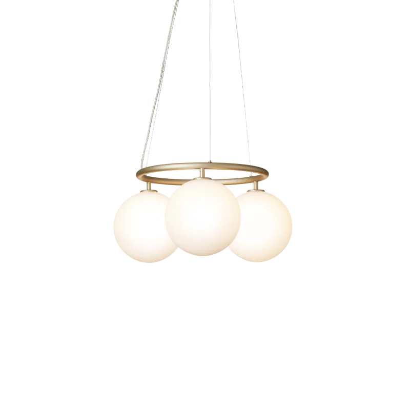 Miira 3 Circular by Nuura in Brass / opal – product photo