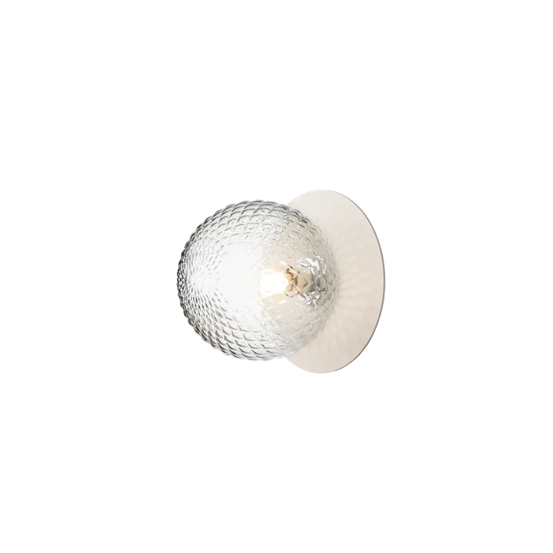 Liila 1 Medium Væglampe van Nuura in Beige / optic clear – productfoto