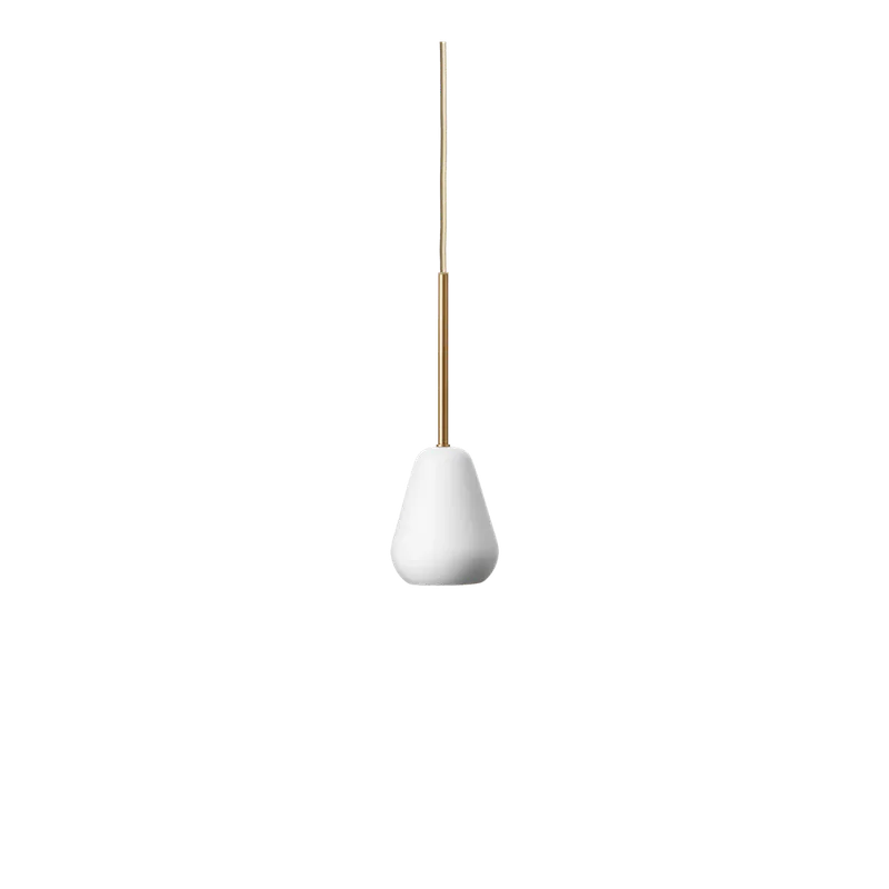 Anoli Spot Pendant by Nuura in Nordic gold / white – product photo