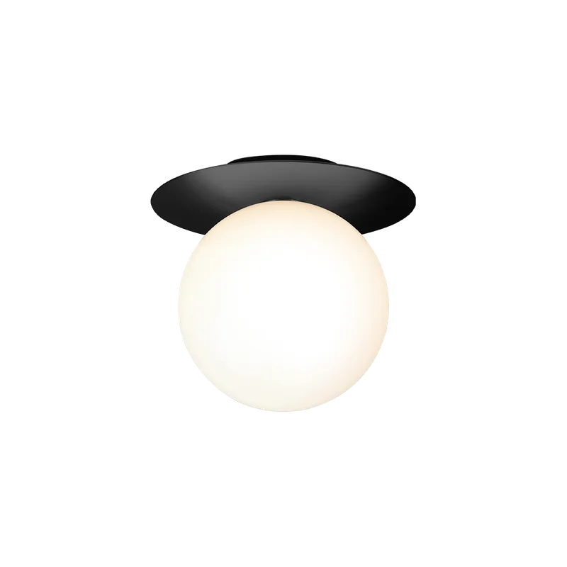 Liila 1 Large Væglampe van Nuura in Black / opal – productfoto