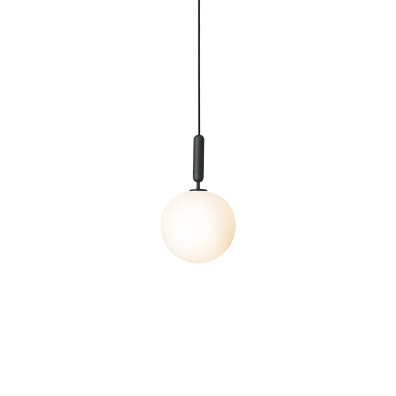 Miira 1 Large Pendel von Nuura in Rock grey / opal – Produktfoto