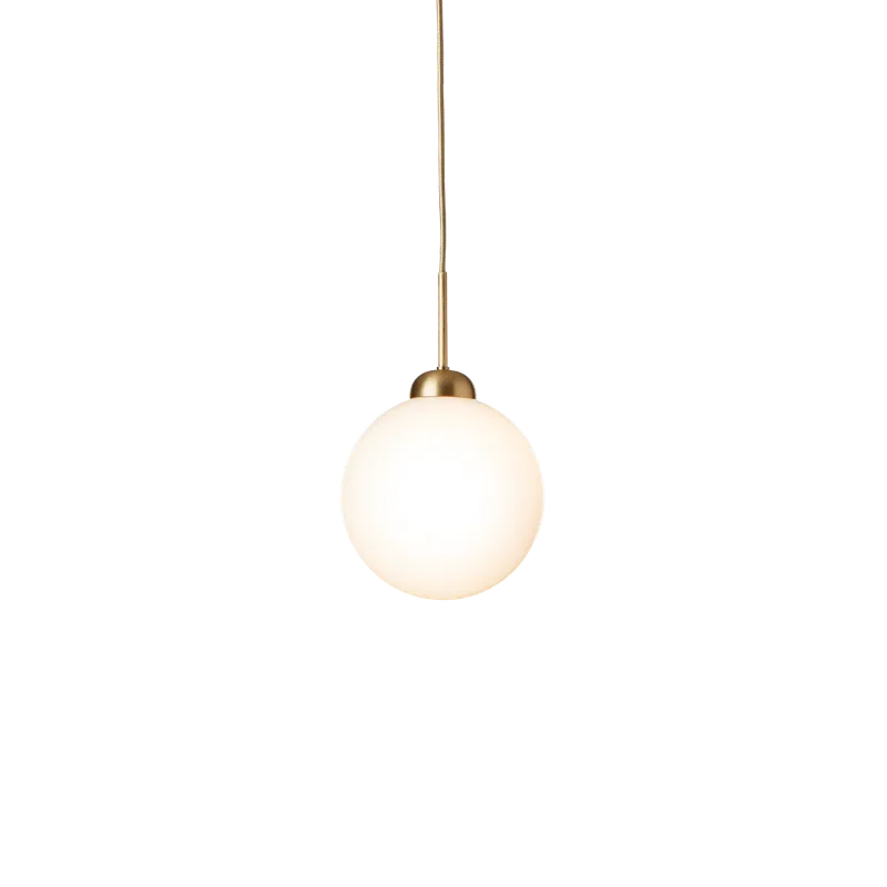 Apiales 1 Large Pendel by Nuura in Brushed brass / opal – product photo