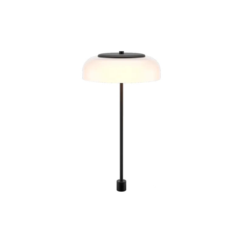 Blossi Table In-set Lampe by Nuura in PRO, black / opal (Triac dimmable) – product photo