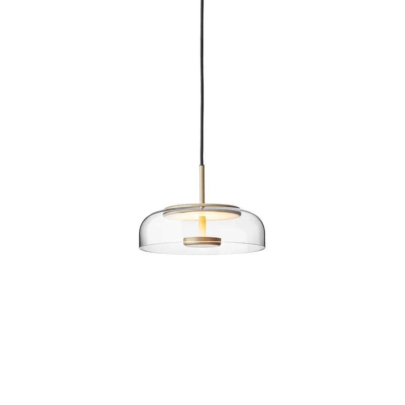 Blossi 1 Pendel, nordic gold / clear by Nuura – product photo
