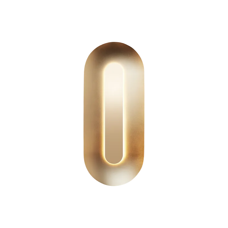 Sasi Large Væglampe van Nuura in Brass – productfoto