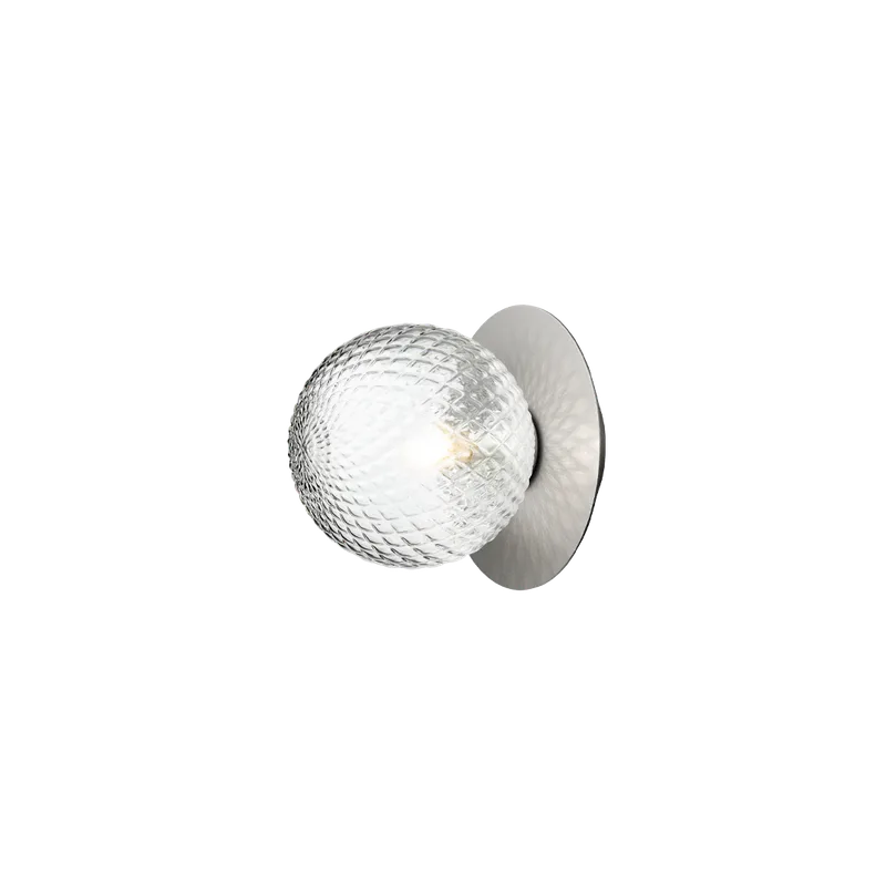 Liila 1 Medium Væglampe van Nuura in Light silver / optic clear – productfoto