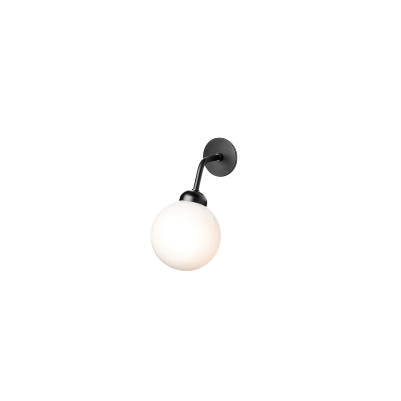 Apiales Wall Hard-wired Lampe by Nuura in Satin black / opal – product photo