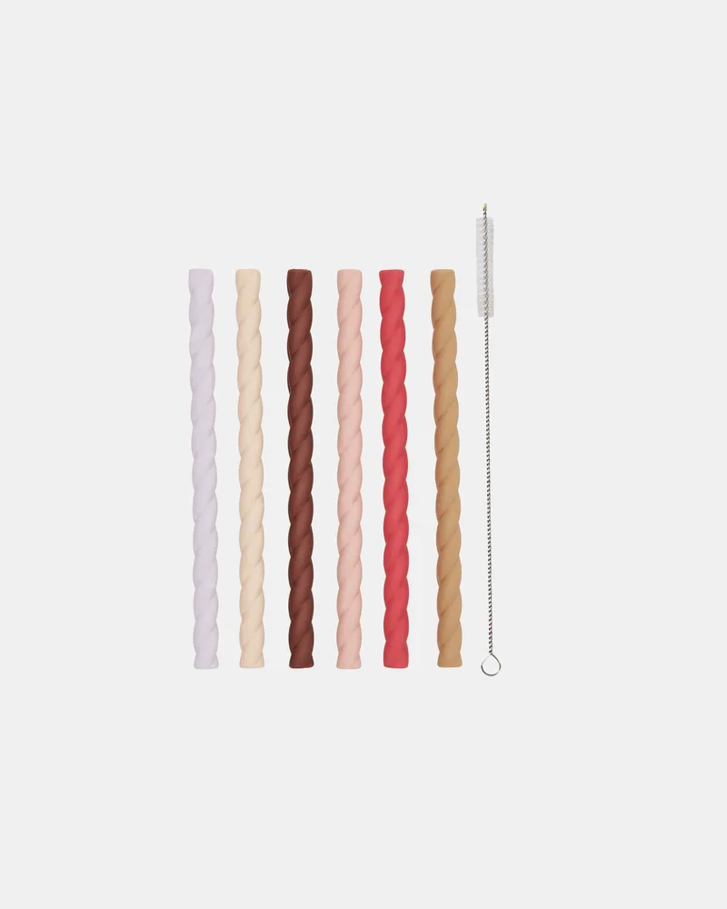 Mellow Silicone Straw - Pack of 6 von OYOY Living Design – Produktfoto