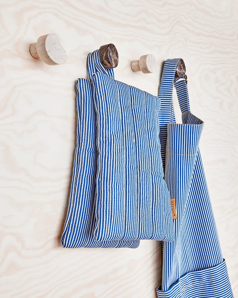 Striped Denim Apron by OYOY Living Design – product photo 1 of 2