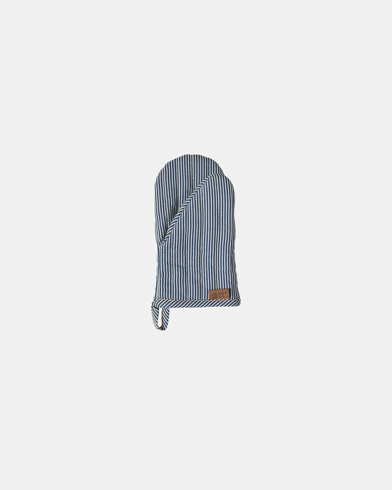 Striped Denim Kitchen Glove de OYOY Living Design – photo du produit