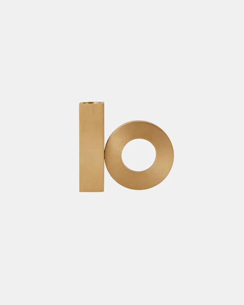 Baari Solid Brass Candleholder by OYOY Living Design – product photo