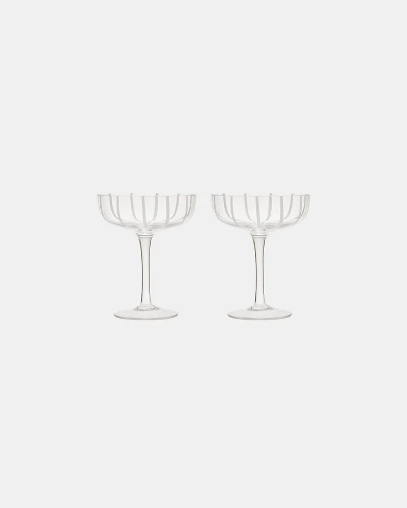 Mizu Coupe Glass - Pack of 2 by OYOY Living Design – product photo