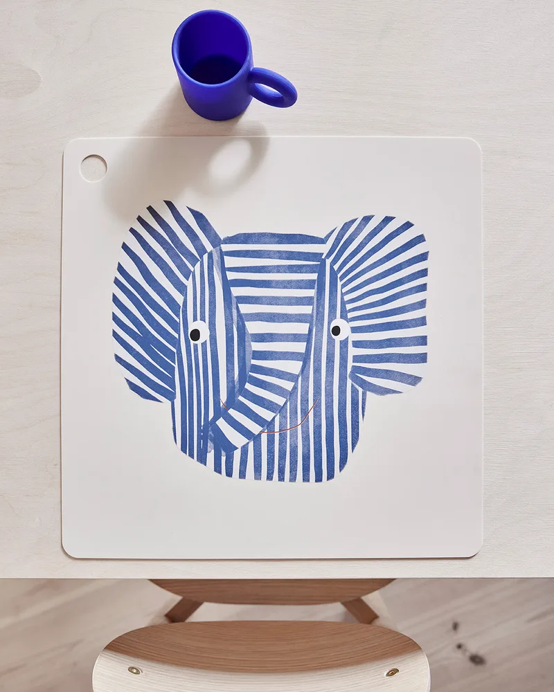 Placemat Erik Elephant von OYOY Living Design – Produktfoto