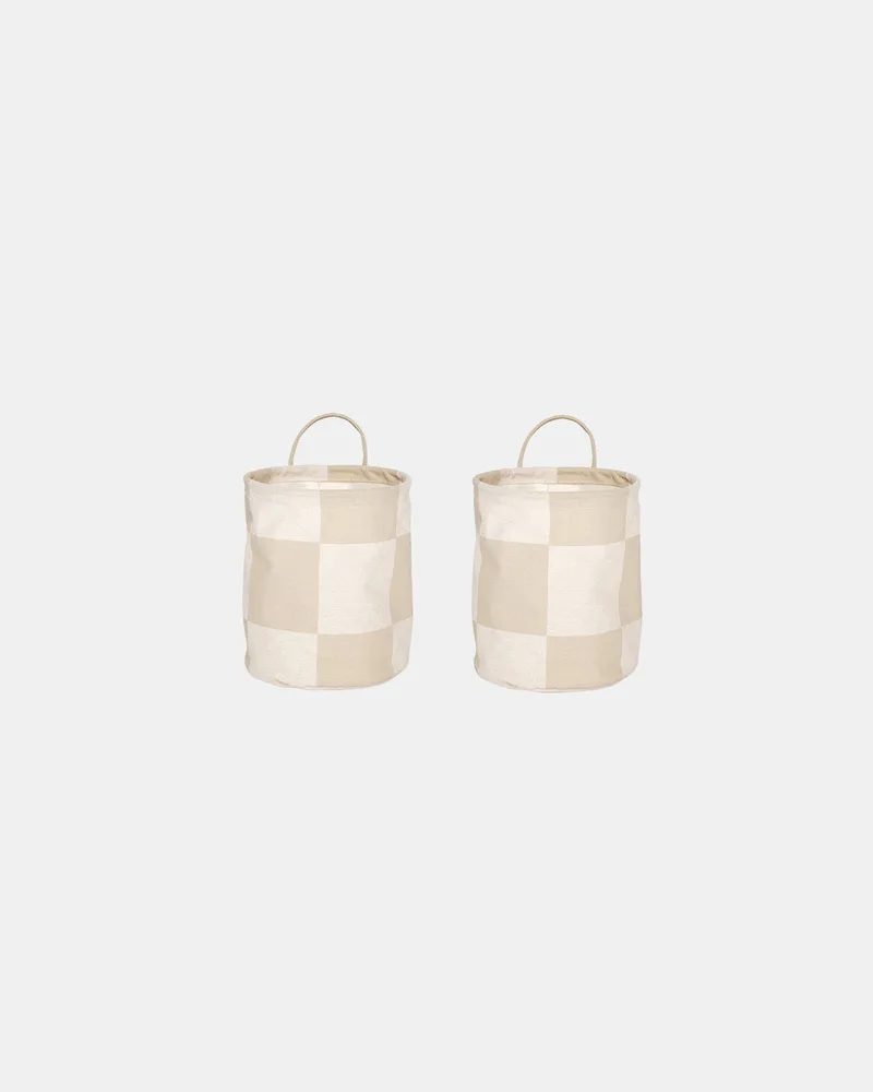 Chess Storage Basket Small - Set of 2 van OYOY Living Design – productfoto
