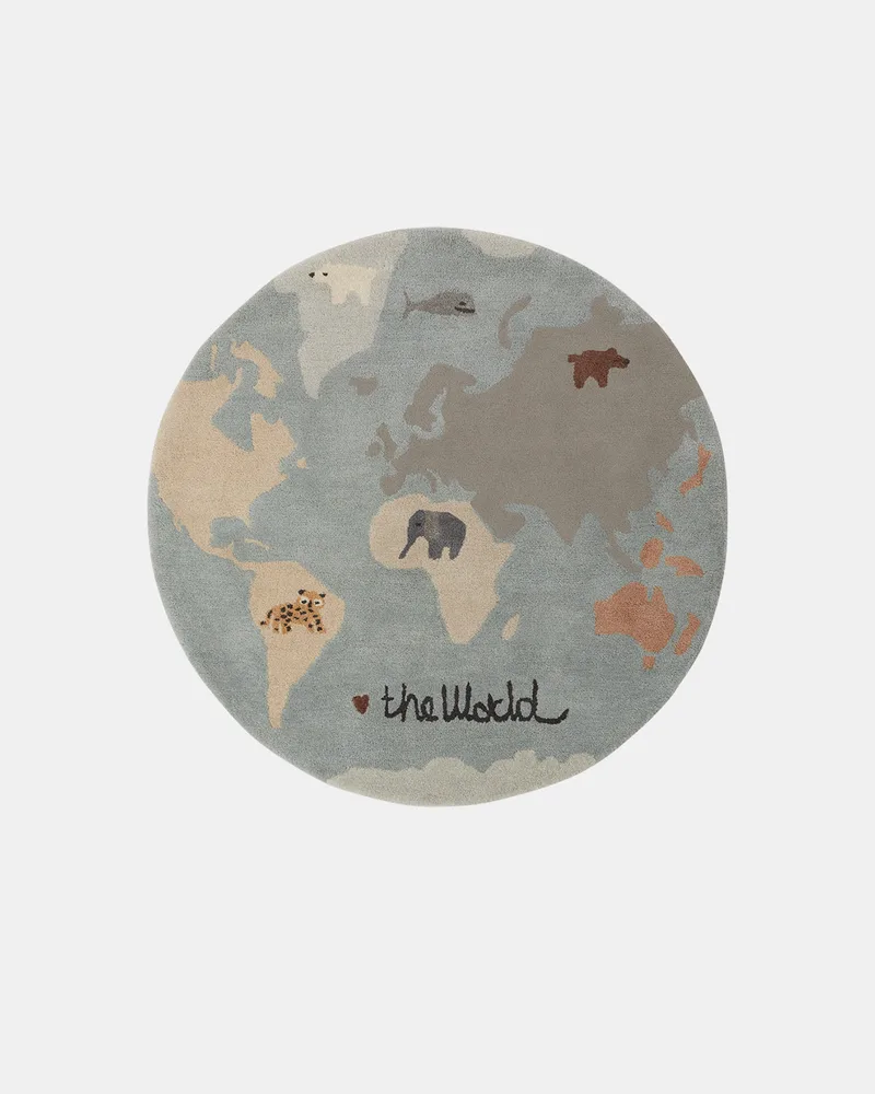 The World Tufted Rug von OYOY Living Design – Produktfoto