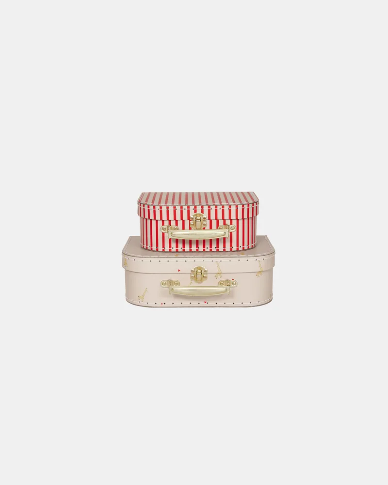 Mini Suitcase Giraffe & Stripe - Set of 2 by OYOY Living Design – product photo