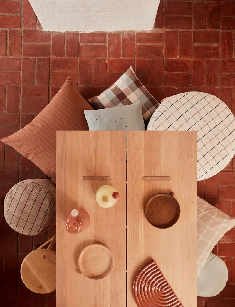 Kyoto Floor Cushion Cover de OYOY Living Design – photo d’ambiance
