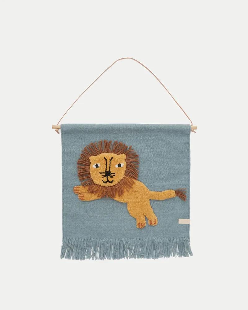 Jumping Lion Wallhanger by OYOY Living Design – product photo