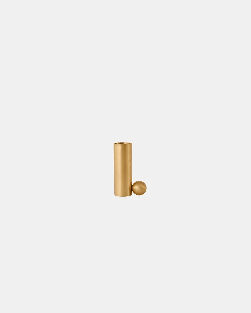 Palloa Solid Brass Candleholder - High von OYOY Living Design – Produktfoto