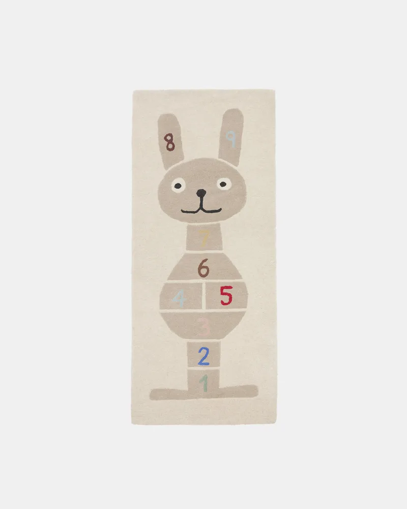 Rabbit Hopscotch Rug van OYOY Living Design – productfoto