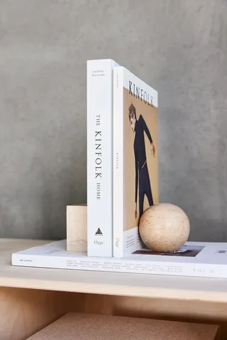 Savi Marble Bookend - Round by OYOY Living Design – interior photo 1 of 2