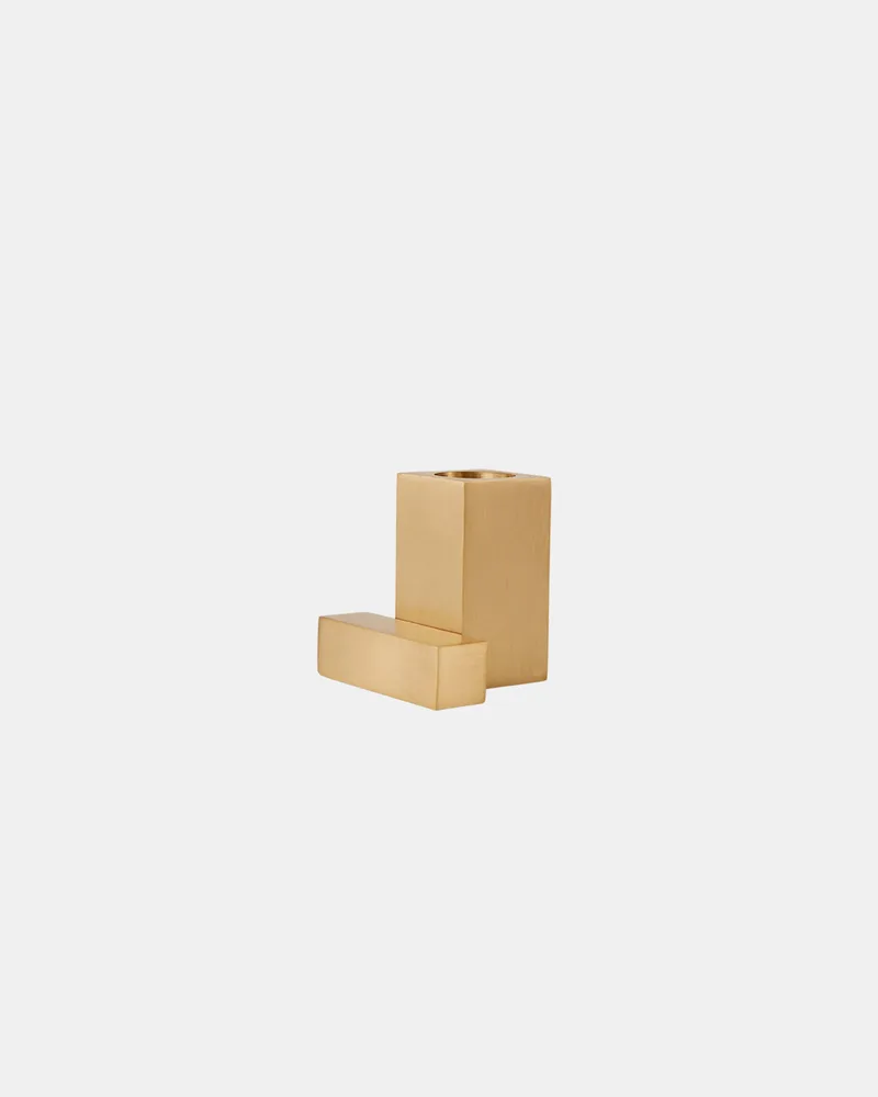 Square Solid Brass Candleholder by OYOY Living Design – product photo