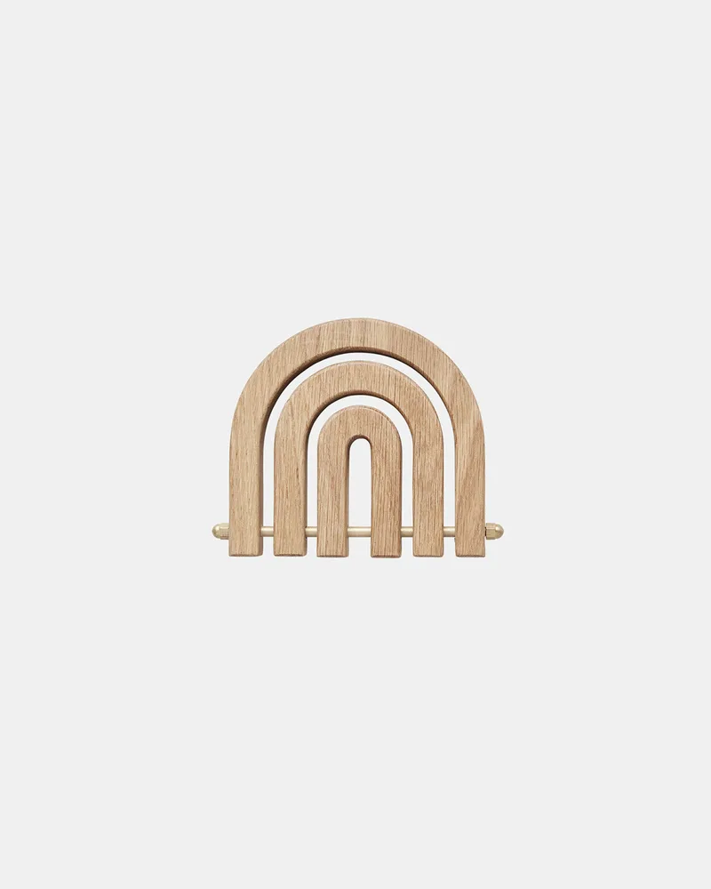 Rainbow Wooden Trivet van OYOY Living Design – productfoto