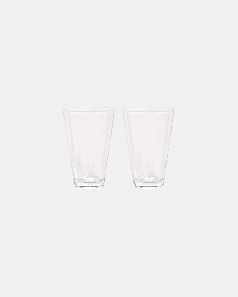 Yuka Groove Glass - Pack of 2 by OYOY Living Design – product photo
