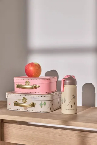Mini Suitcase Friends in the forest Deer & Duck - Set of 2 van OYOY Living Design – sfeerfoto 1 van 2