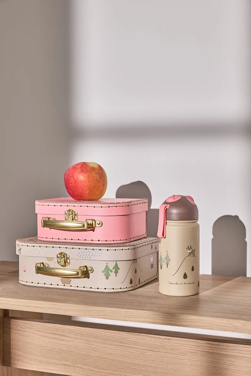 Mini Suitcase Friends in the forest Deer & Duck - Set of 2 van OYOY Living Design – sfeerfoto 1 van 2