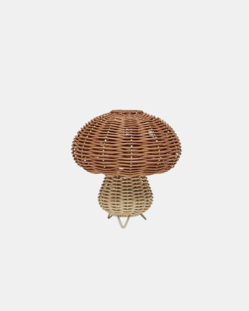 Mushroom Rattan Night Light by OYOY Living Design – product photo