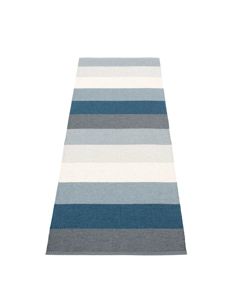 MOLLY Ocean Grey - Runner Rug by Pappelina in Ocean Grey, Runner Rug, 70 × 100 cm – product photo