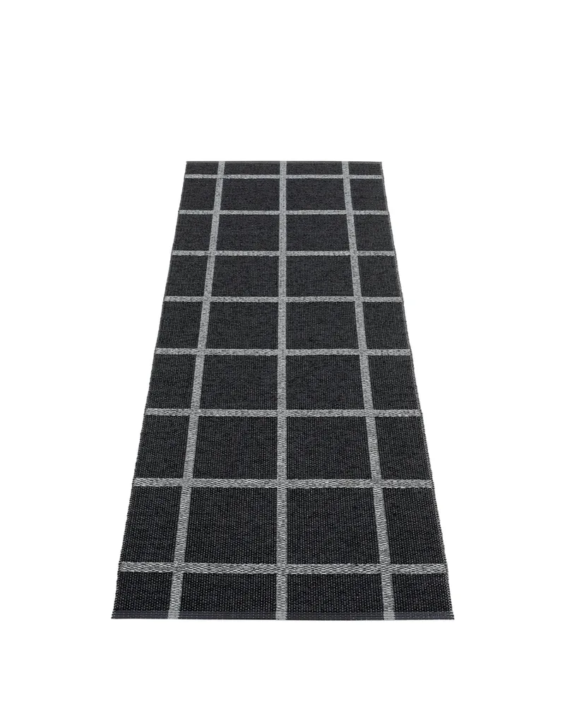 ADA Black - Runner Rug by Pappelina in 70 × 100 cm – product photo