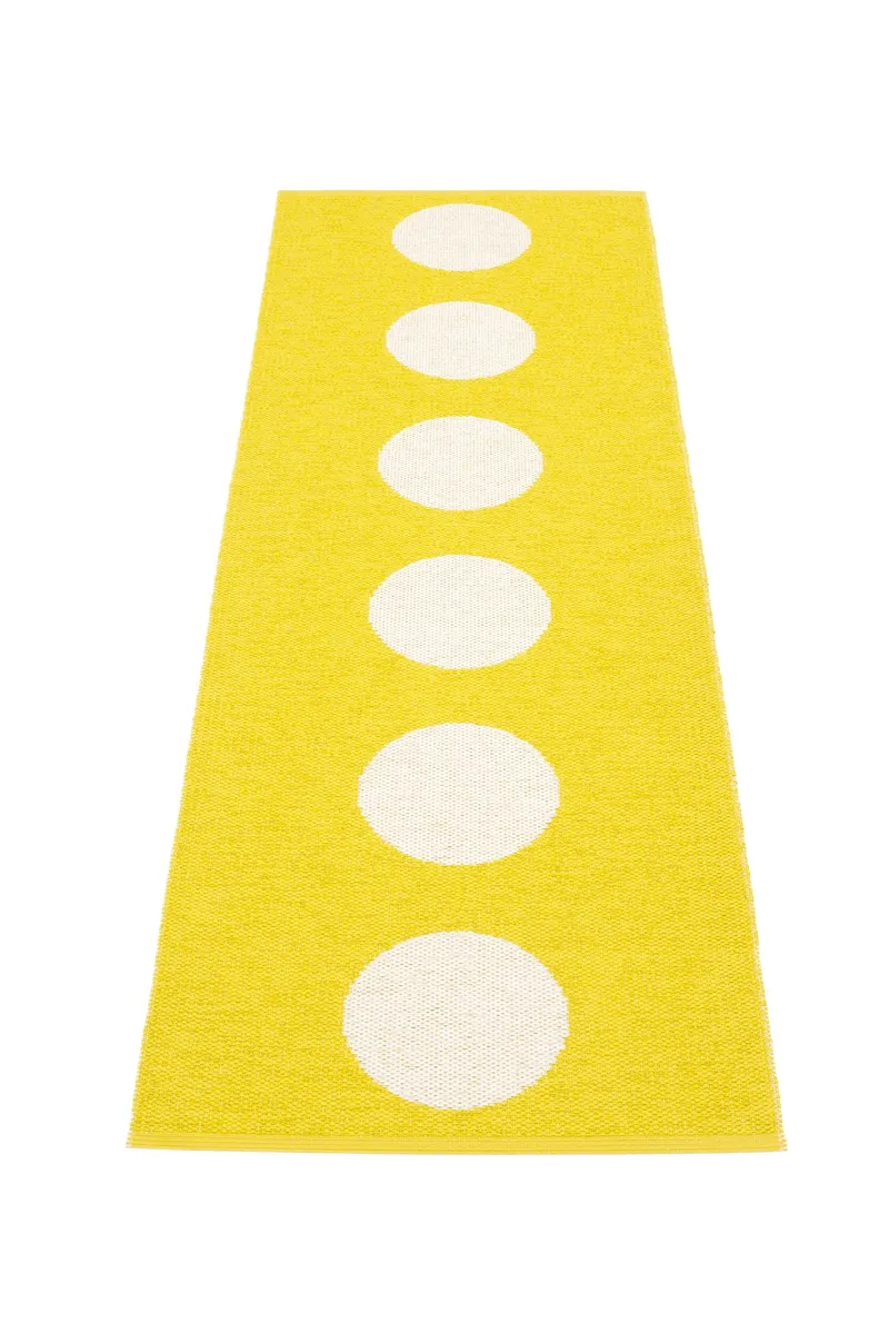 VERA Lemon - Runner Rug by Pappelina in Lemon, Runner Rug, 70 × 150 cm – product photo