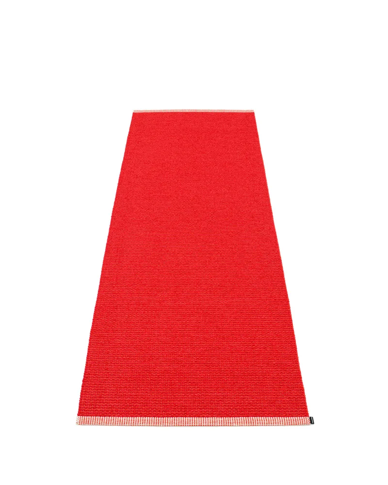 MONO Coral Red - Custom Rug van Pappelina in 60 cm, 80 cm – productfoto