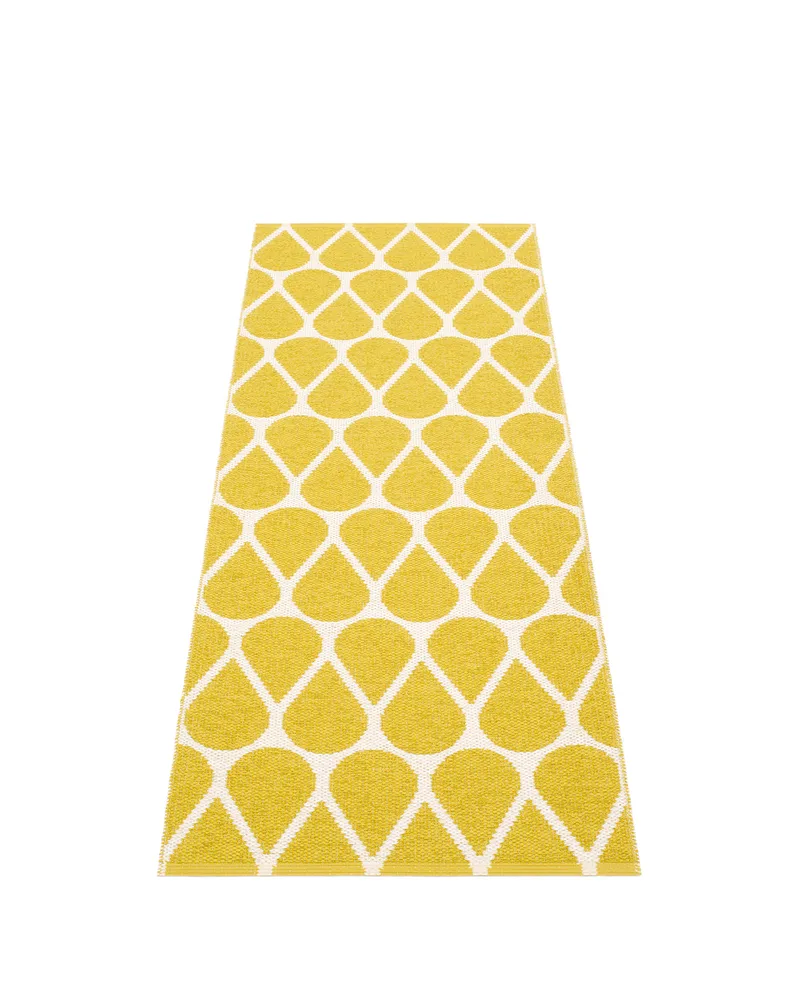 OTIS Mustard - Runner Rug by Pappelina in Mustard, Runner Rug, 70 × 140 cm – product photo