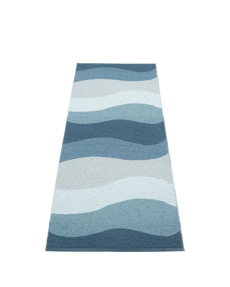 URVI Water - Runner Rug by Pappelina in Water, Runner Rug, 70 × 100 cm – product photo